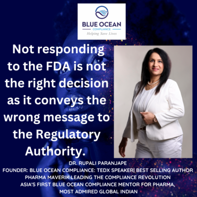 Not responding to FDA is not right choice 14 02 24